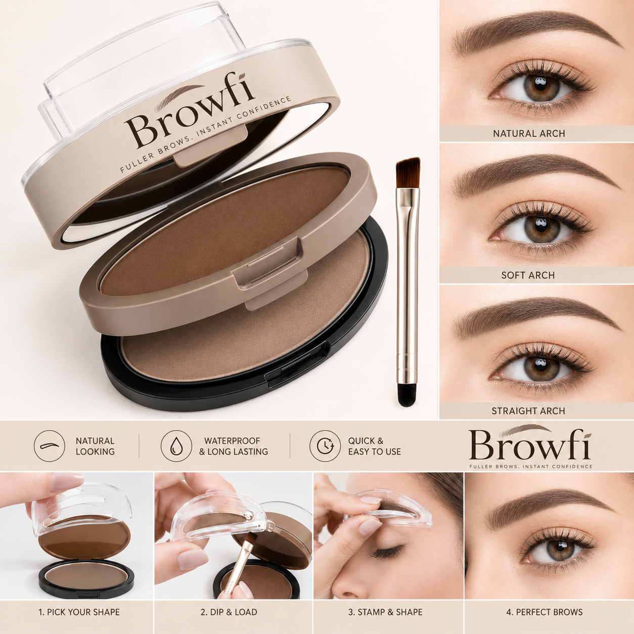 BROWFI™ - Perfect Eyebrows in 5 seconds